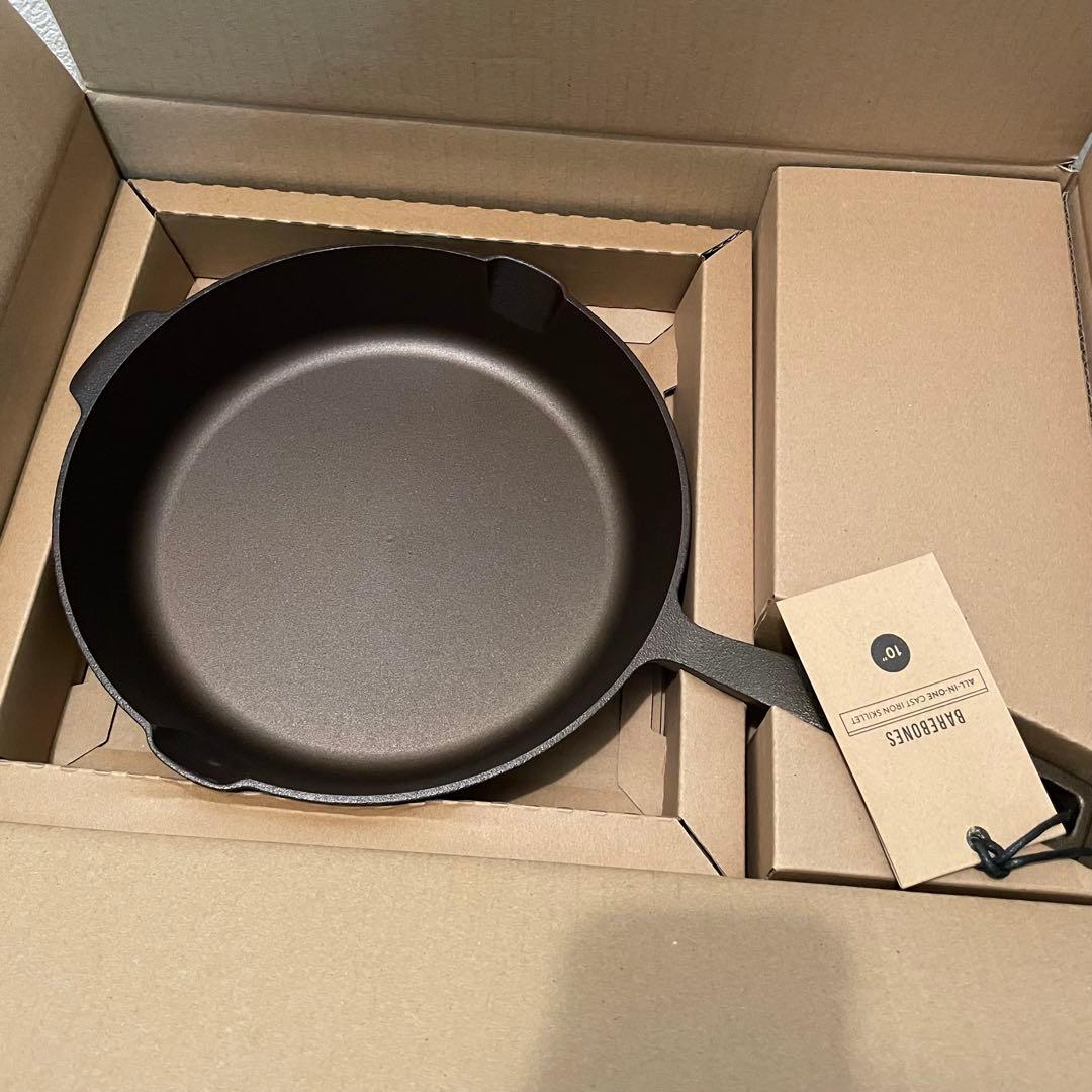 【未使用】ベアボーンズ　オールインワン キャストアイアン　スキレット　10インチ