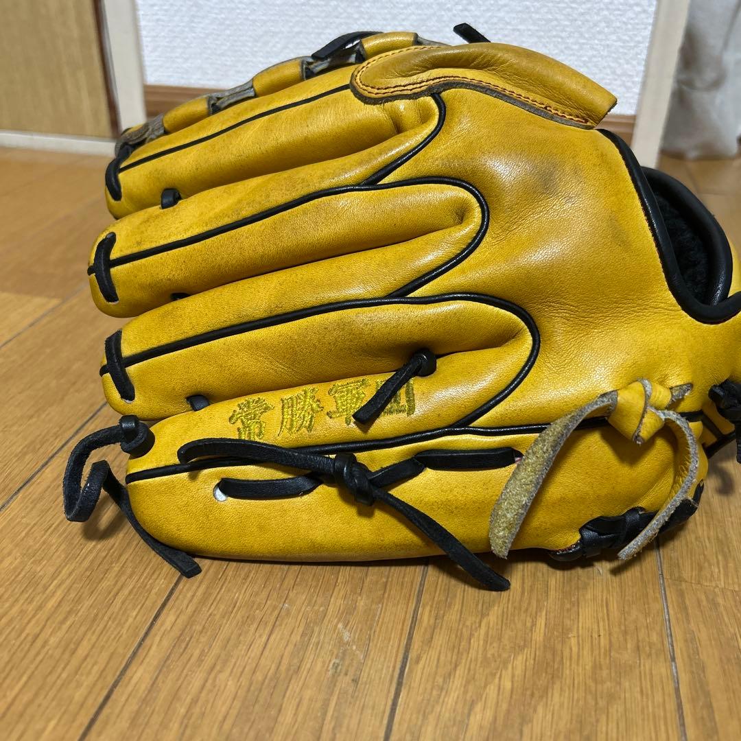 カブトムシくん様PROEDGE 硬式野球グローブ イエロー