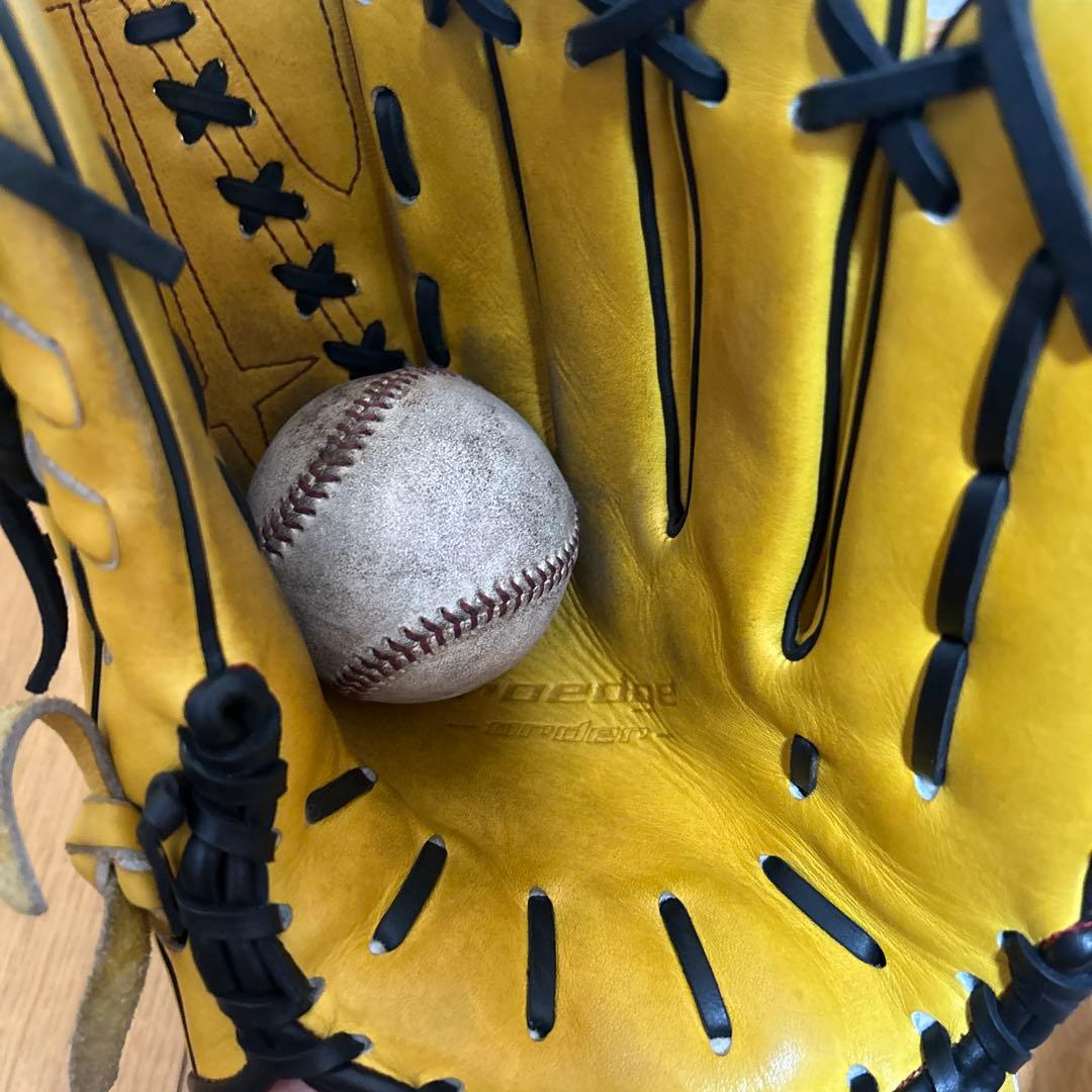 カブトムシくん様PROEDGE 硬式野球グローブ イエロー