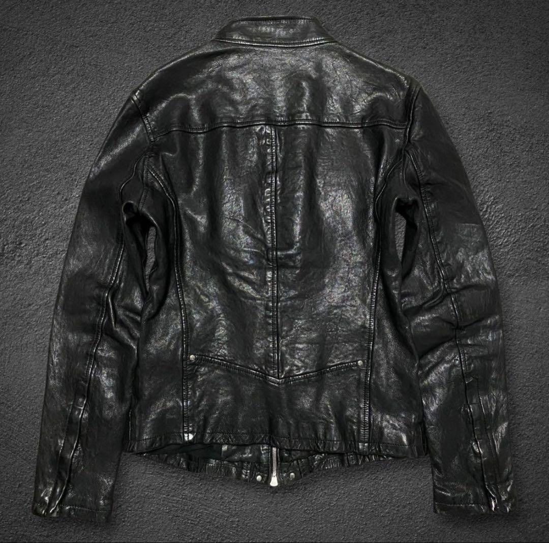 archive cathy jane ダブルジップ レザージャケット