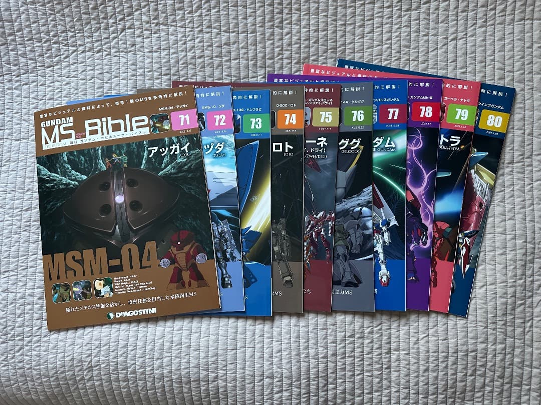週刊　ガンダム・モビルスーツ・バイブル　145冊セット