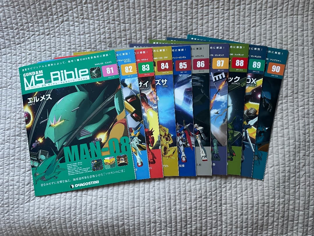 週刊　ガンダム・モビルスーツ・バイブル　145冊セット