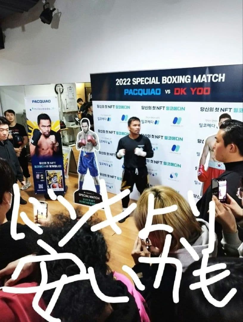 井上尚弥&メニーパッキャオ　直筆サイングローブ