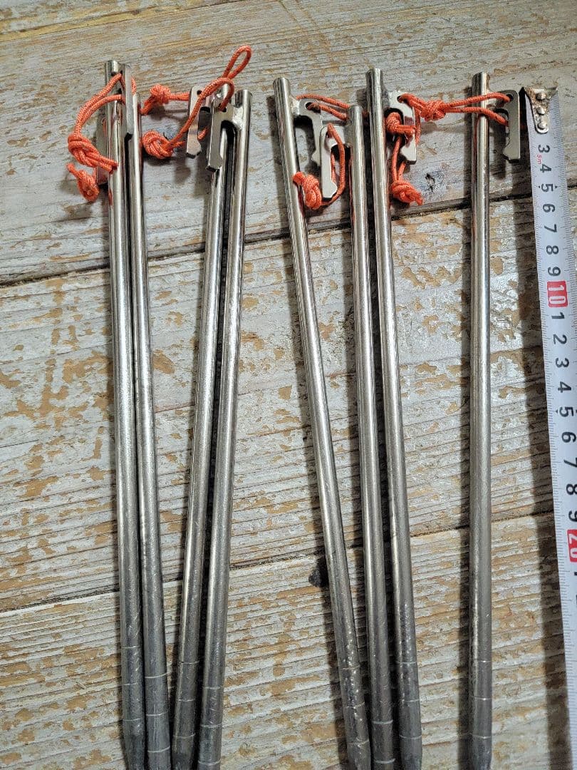 soomloom　チタンペグ　30cm 8本　出品