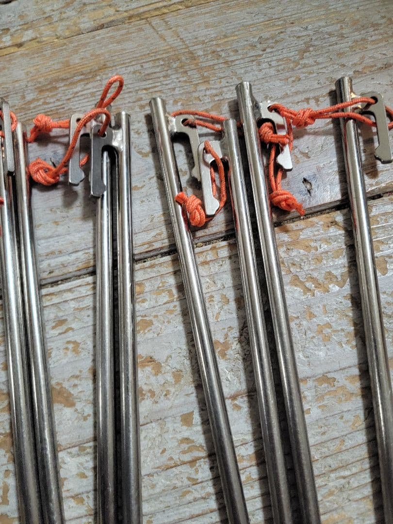 soomloom　チタンペグ　30cm 8本　出品