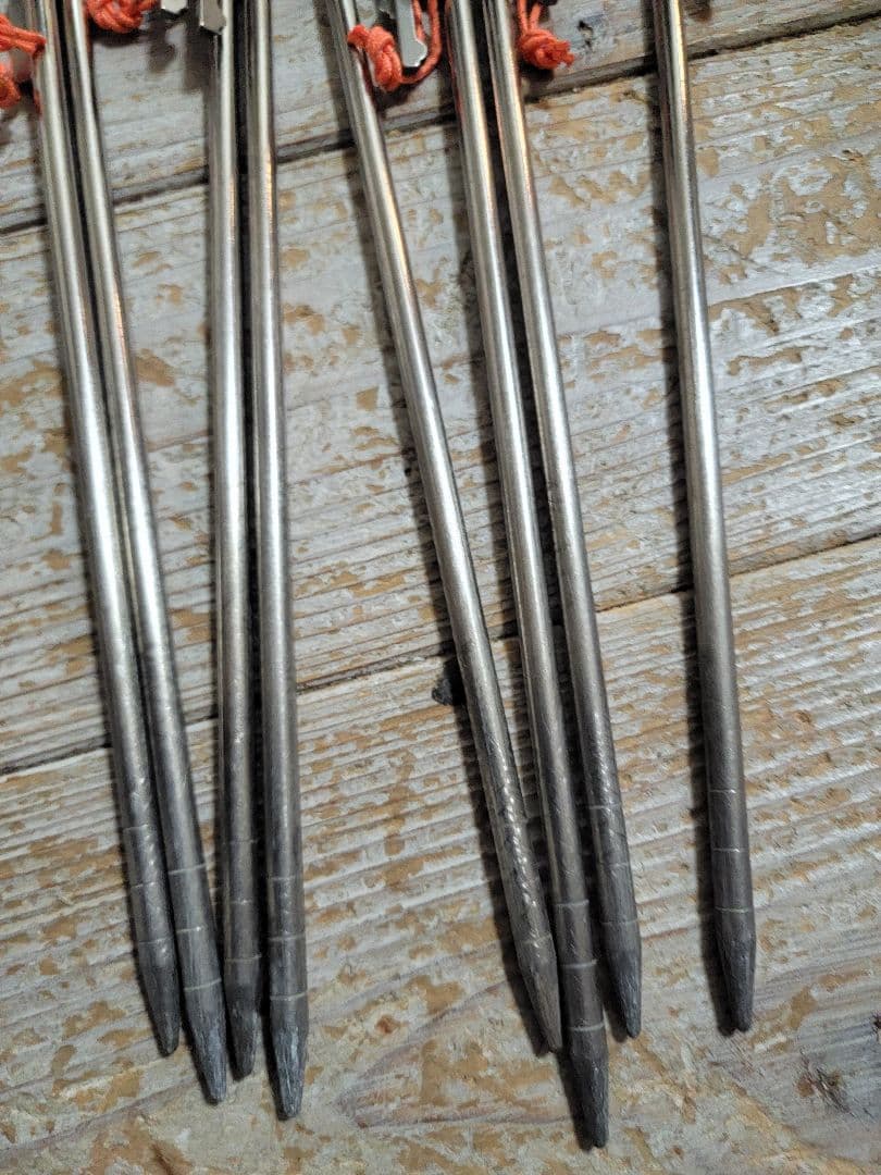 soomloom　チタンペグ　30cm 8本　出品