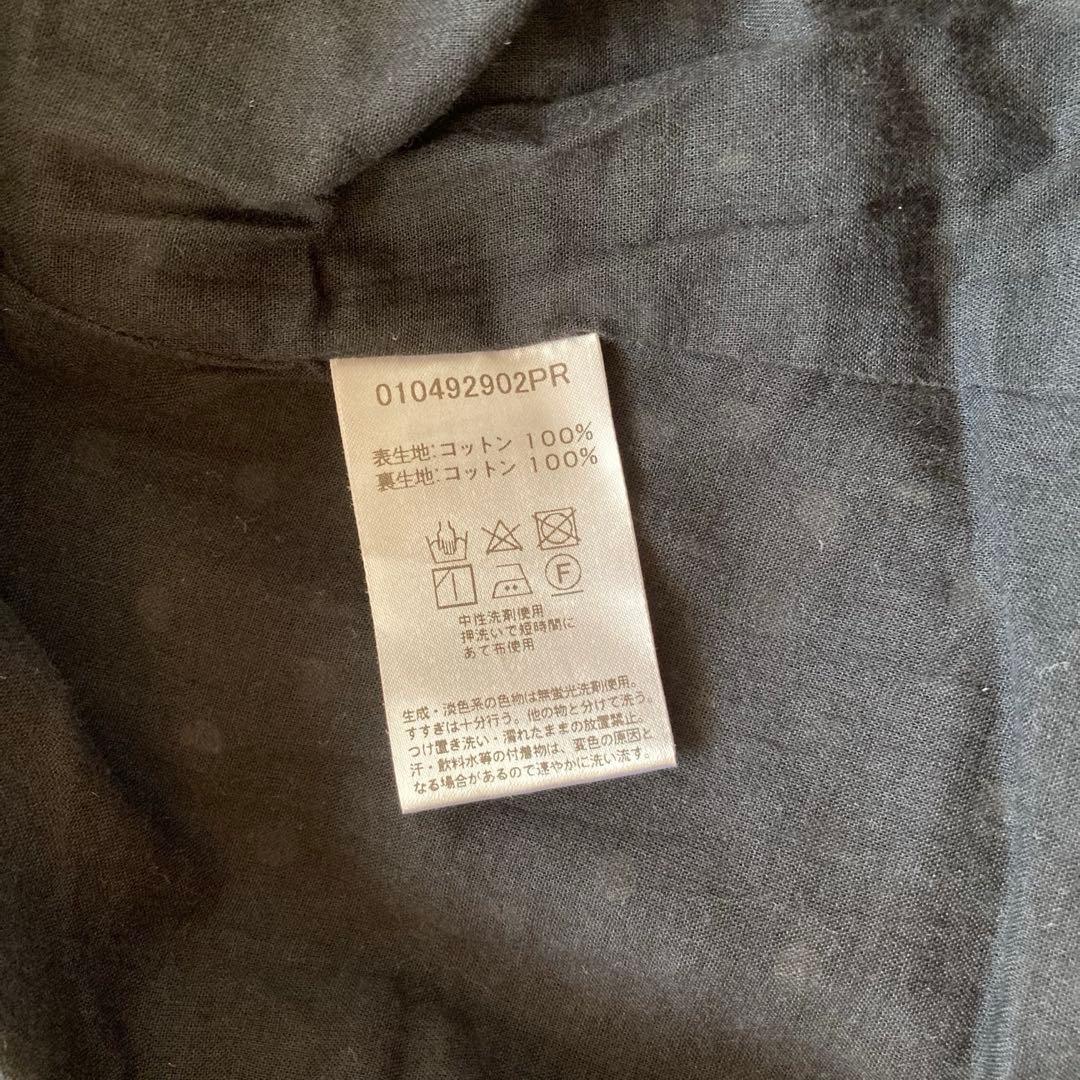 ヌキテパ　コットンボイル　ドット　ロングワンピース