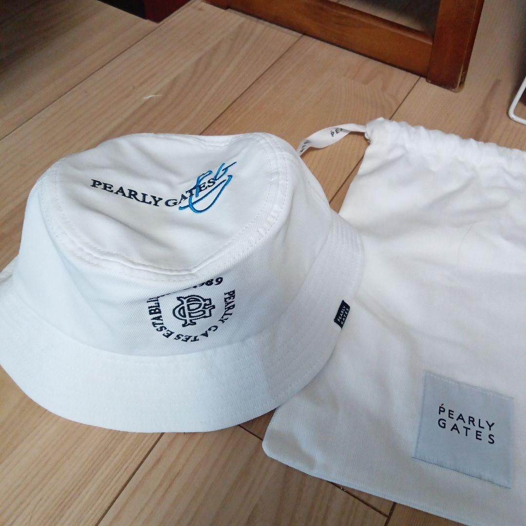 PEARLY GATES バケットハット 収納袋付き
