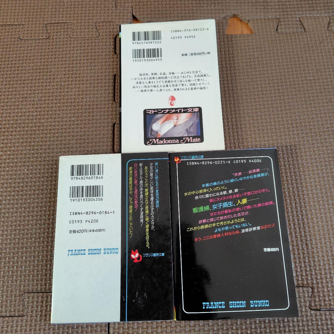 【絶版】千草忠夫　レイプ環礁　フランス書院文庫　フランス書院　官能小説5