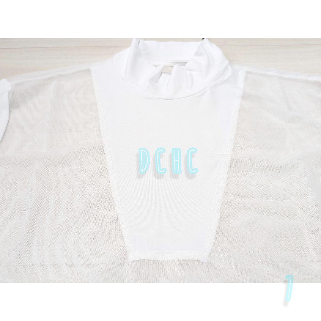 新品 【サイズ７(ＸＸＬ)】【ホワイト】パーリーゲイツ　長袖　ハイネックシャツ