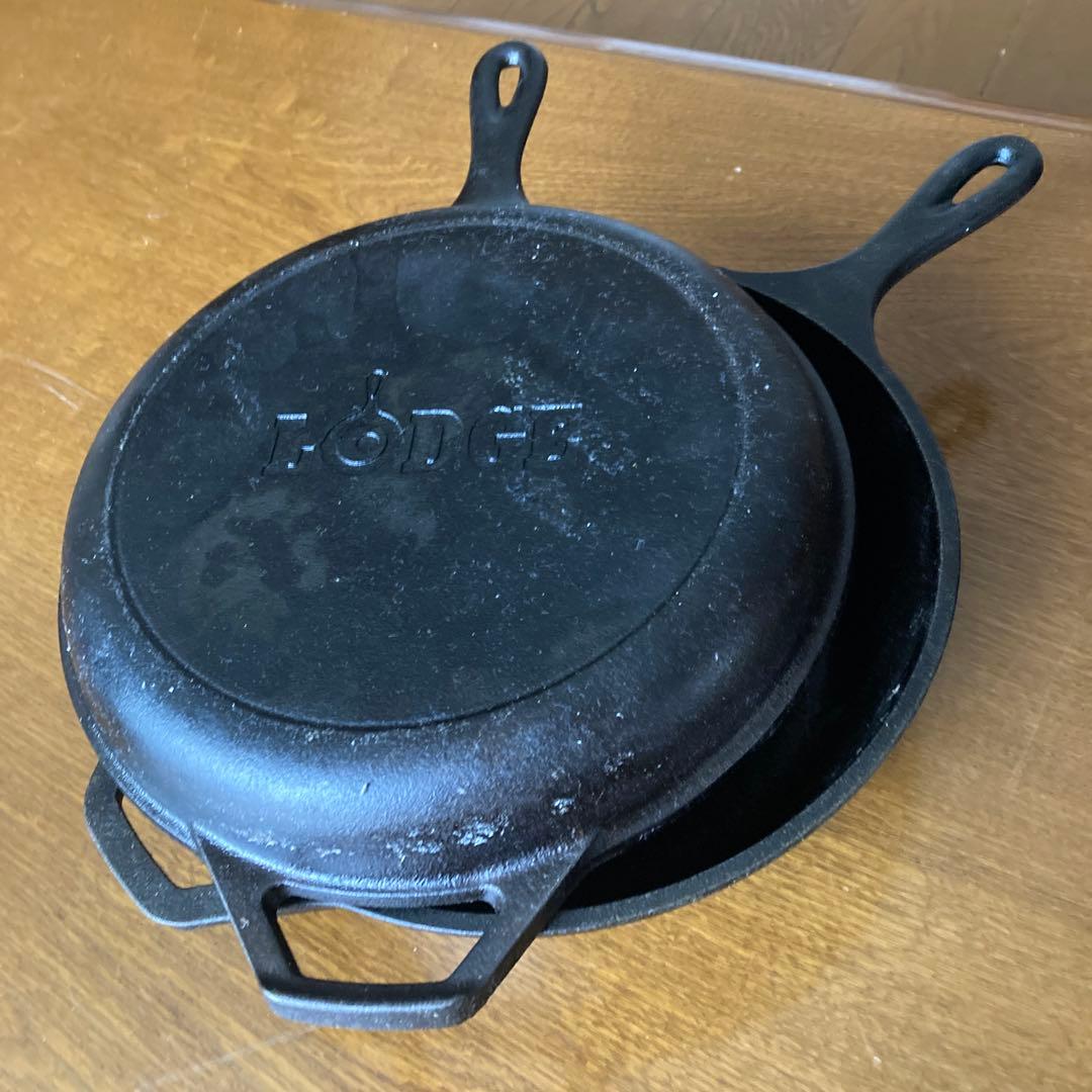 ダッチオーブン(Lodge Logic Combo Cooker 3qt)