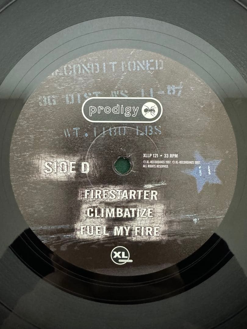 PRODIGY レコード　UK original シュリンク付　②