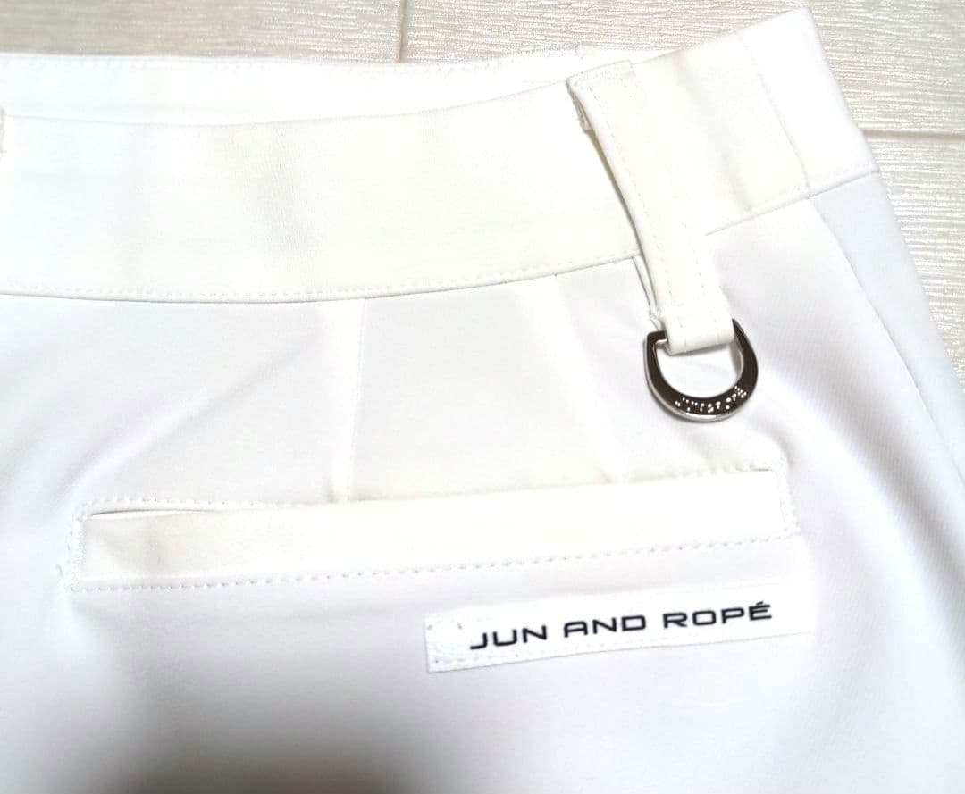 再再再値下げ新品　ジュンアンドロペ　スカートМ　白ホワイト春夏