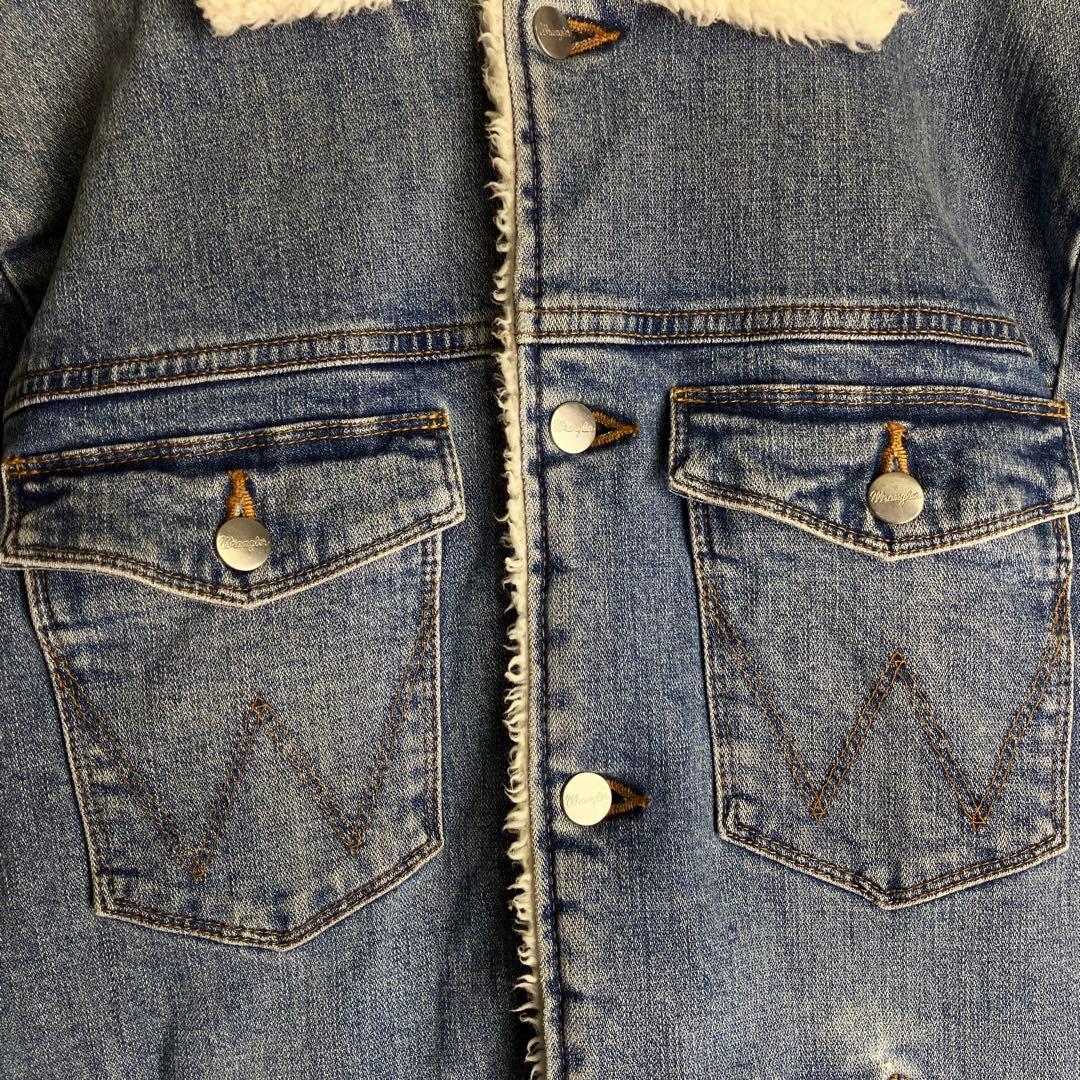 【美品】Wrangler デニムジャケット ボアランチ　ジャケット M