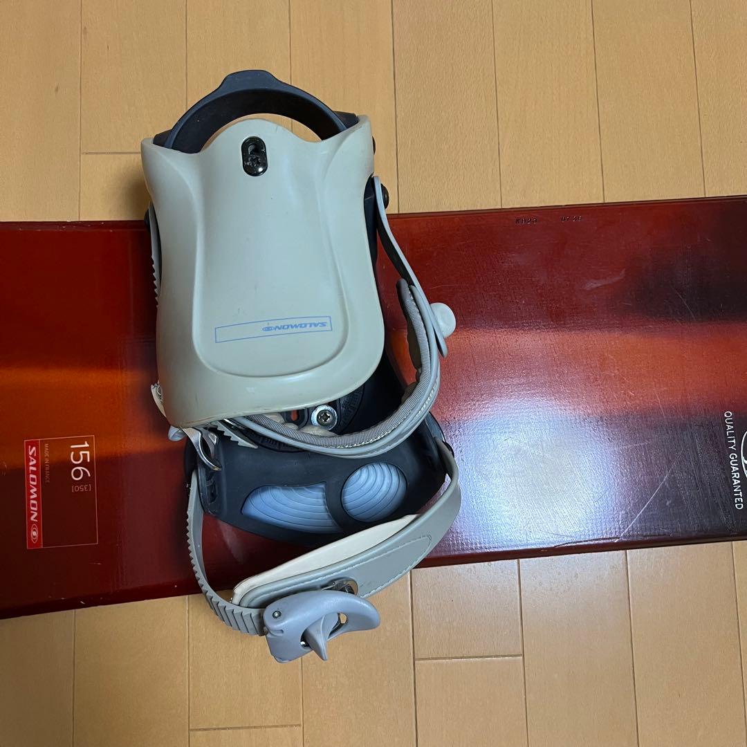 SALOMON 156cm スノーボードセット