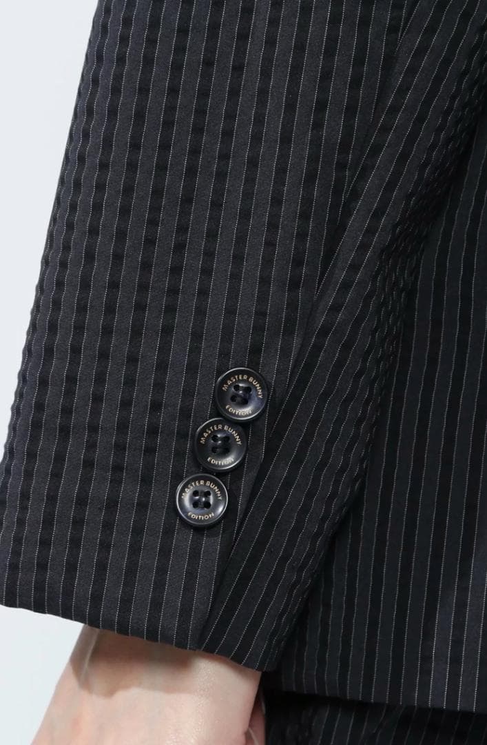 マスターバニーエディション ダブルブレストストライプジャケット サイズ0 新品