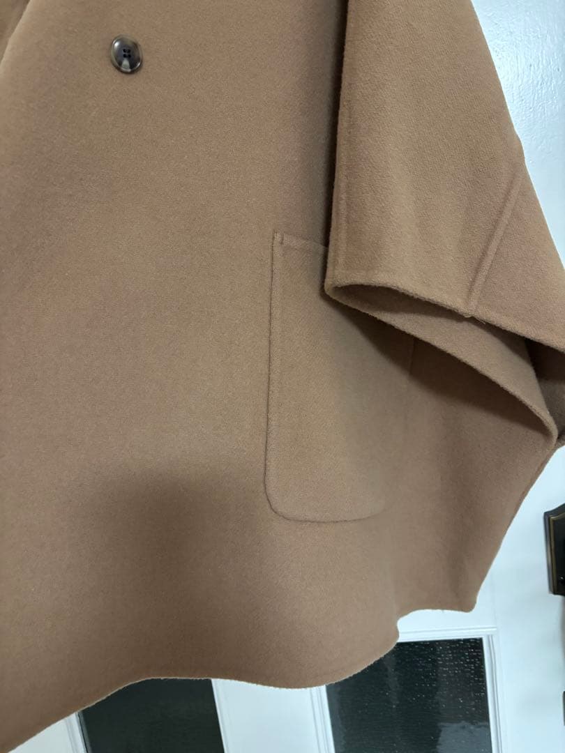 SLOBE IENA✨スタンドカラーダブルフェイスポンチョ