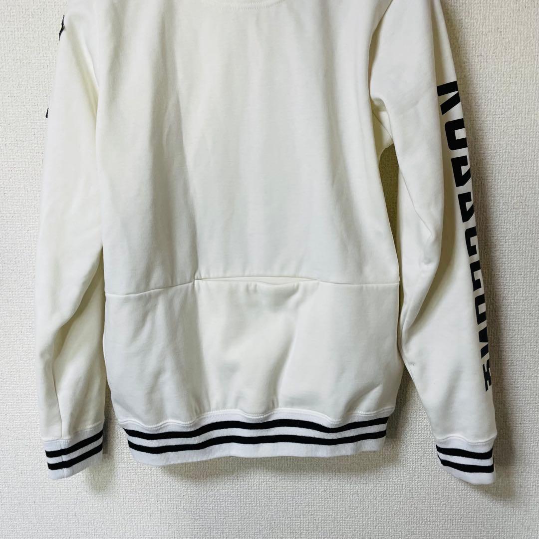 ラッセルノ　ジャケット　スウェット　ゴルフウェア　ワッペン　白　サイズ1(M)