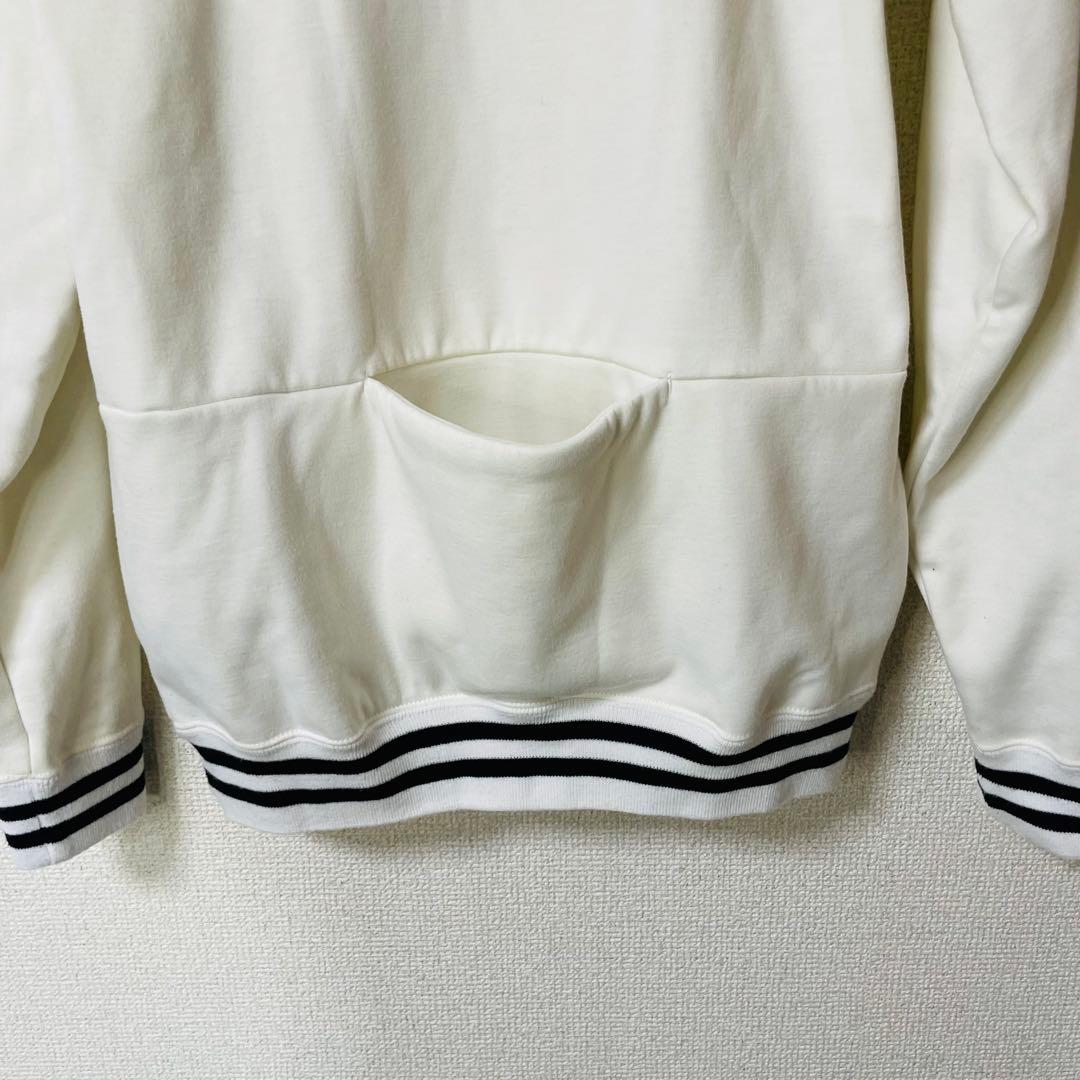 ラッセルノ　ジャケット　スウェット　ゴルフウェア　ワッペン　白　サイズ1(M)