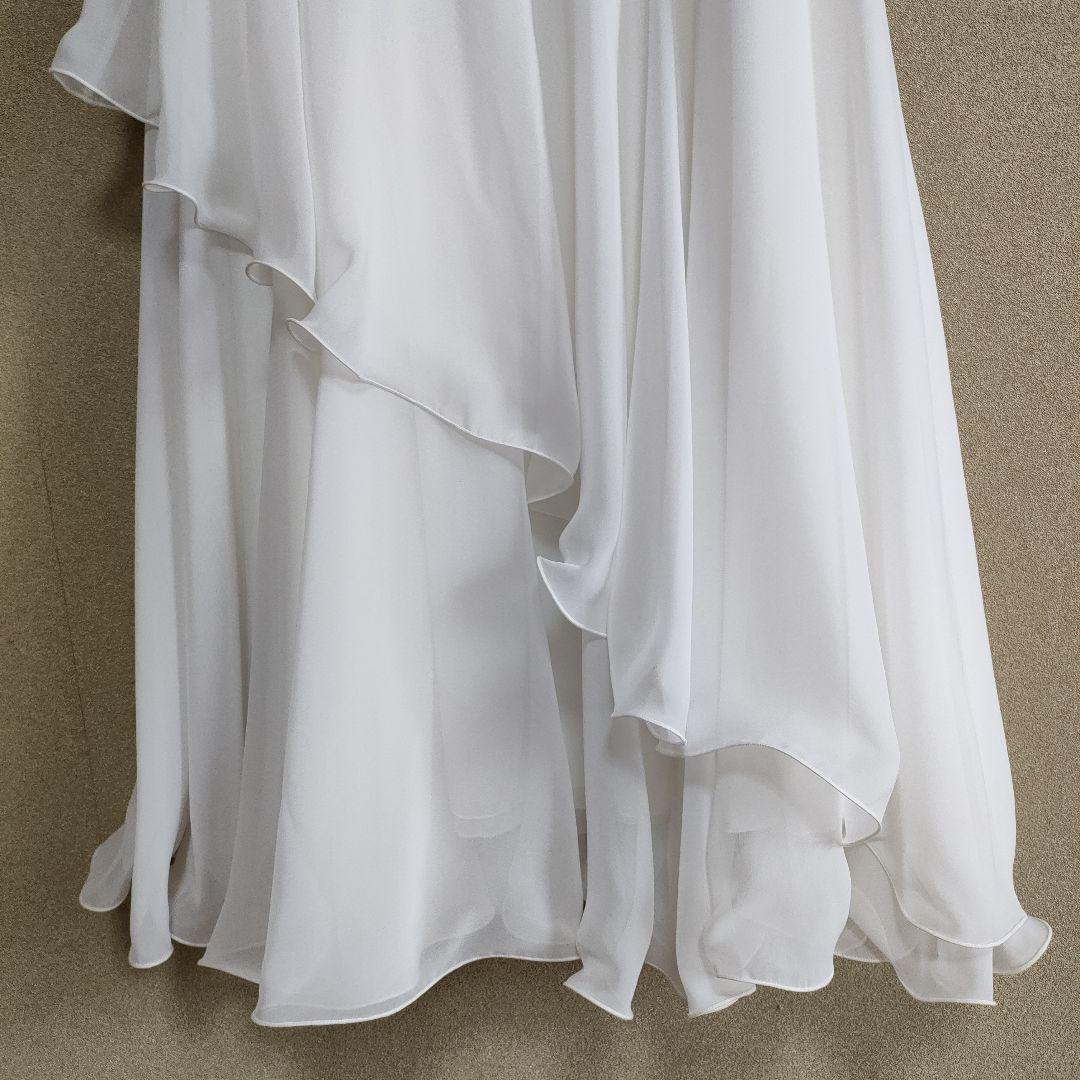 社交ダンス用セットアップドレス ホワイトフリル付き