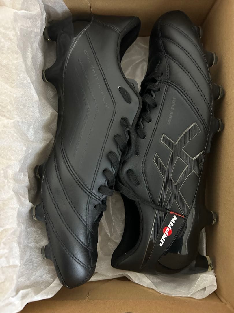 ASICS JAPAN ブラック スパイクシューズ