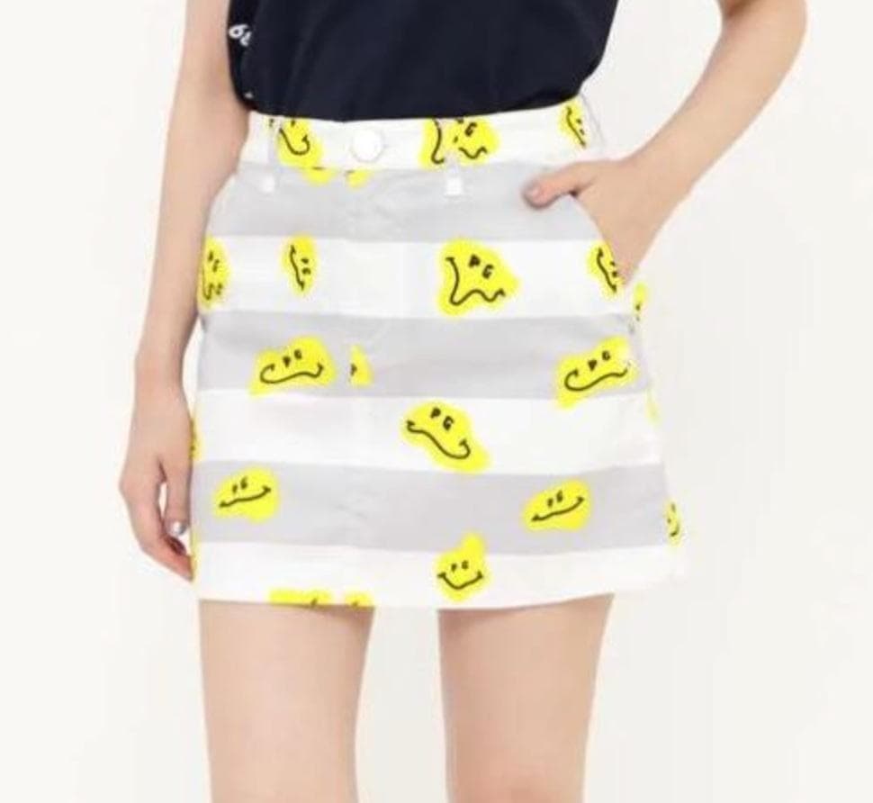 未使用2.9万 PEARLY GATES パーリーゲイツ ニコちゃんスカート 0