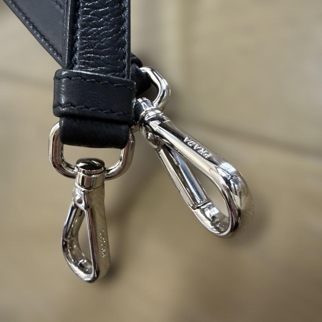 PRADA 2WAYナイロンバッグ 黒 ギャザー