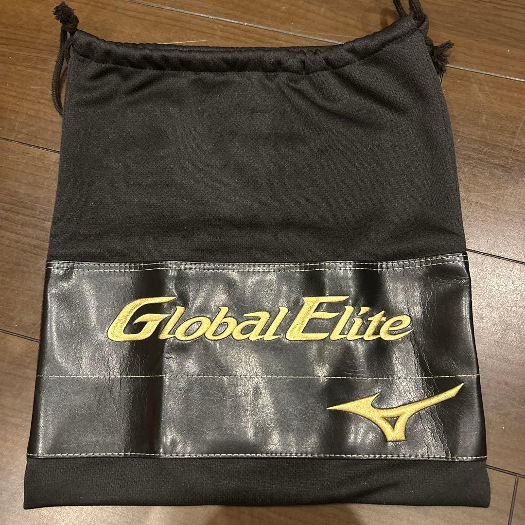 Global Elite 少年軟式用右利き　野球グローブ 黒