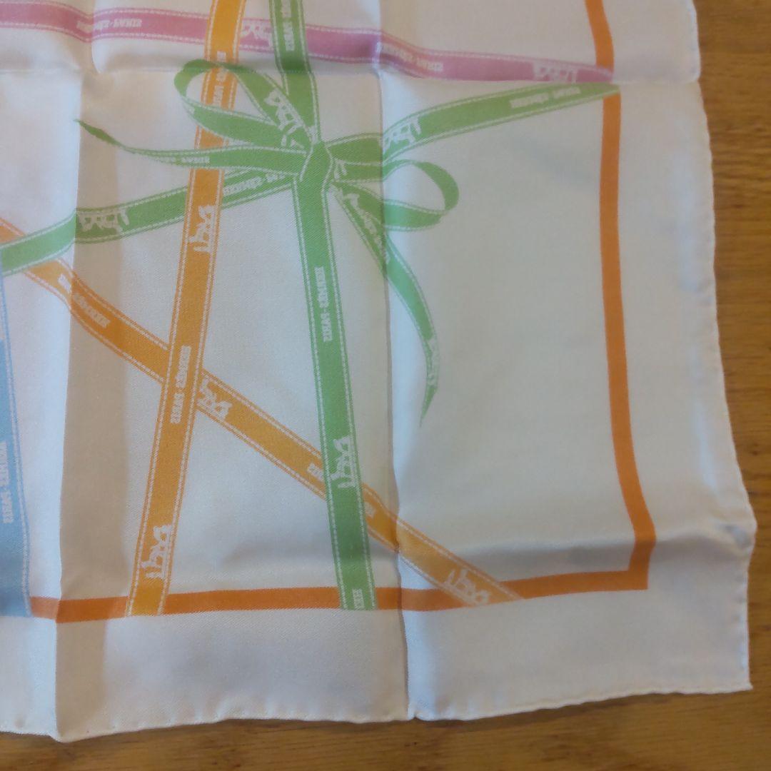 エルメス ボルデュック リボン柄 カレ45 スカーフ