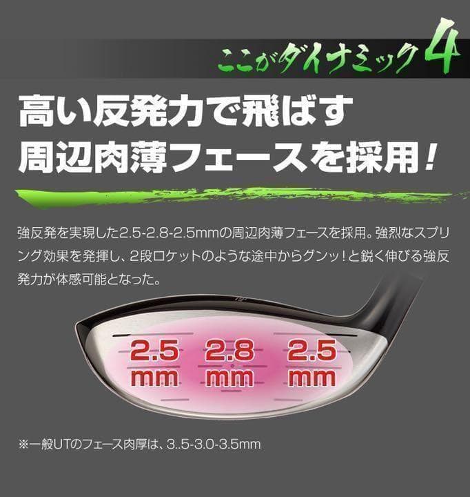 1本★ クアンタム より飛ぶ1.7.9番も！ ダイナミクス 適合限界強反発FW