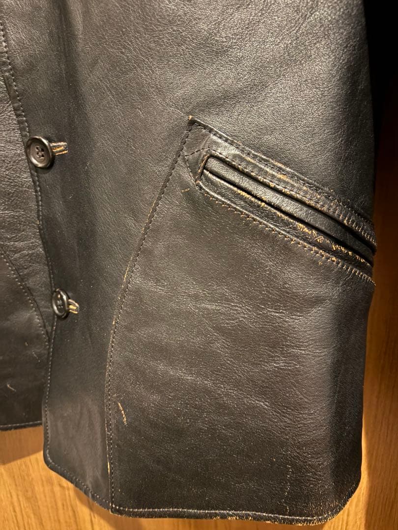 フィグベル　 ホースハイドレザー　カーコート サイズ2 茶芯　PHIGVEL