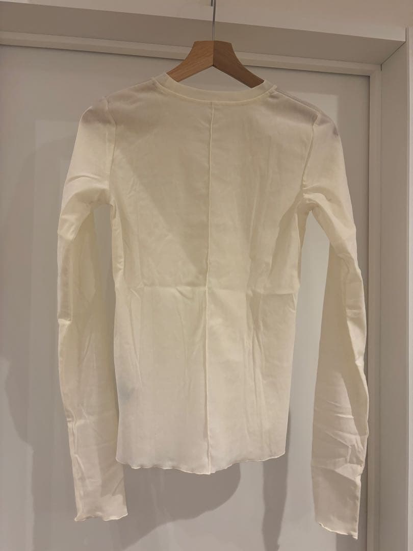 美品　アダムエロペ サスペンダーペプラムジレセットベロアプルオーバー