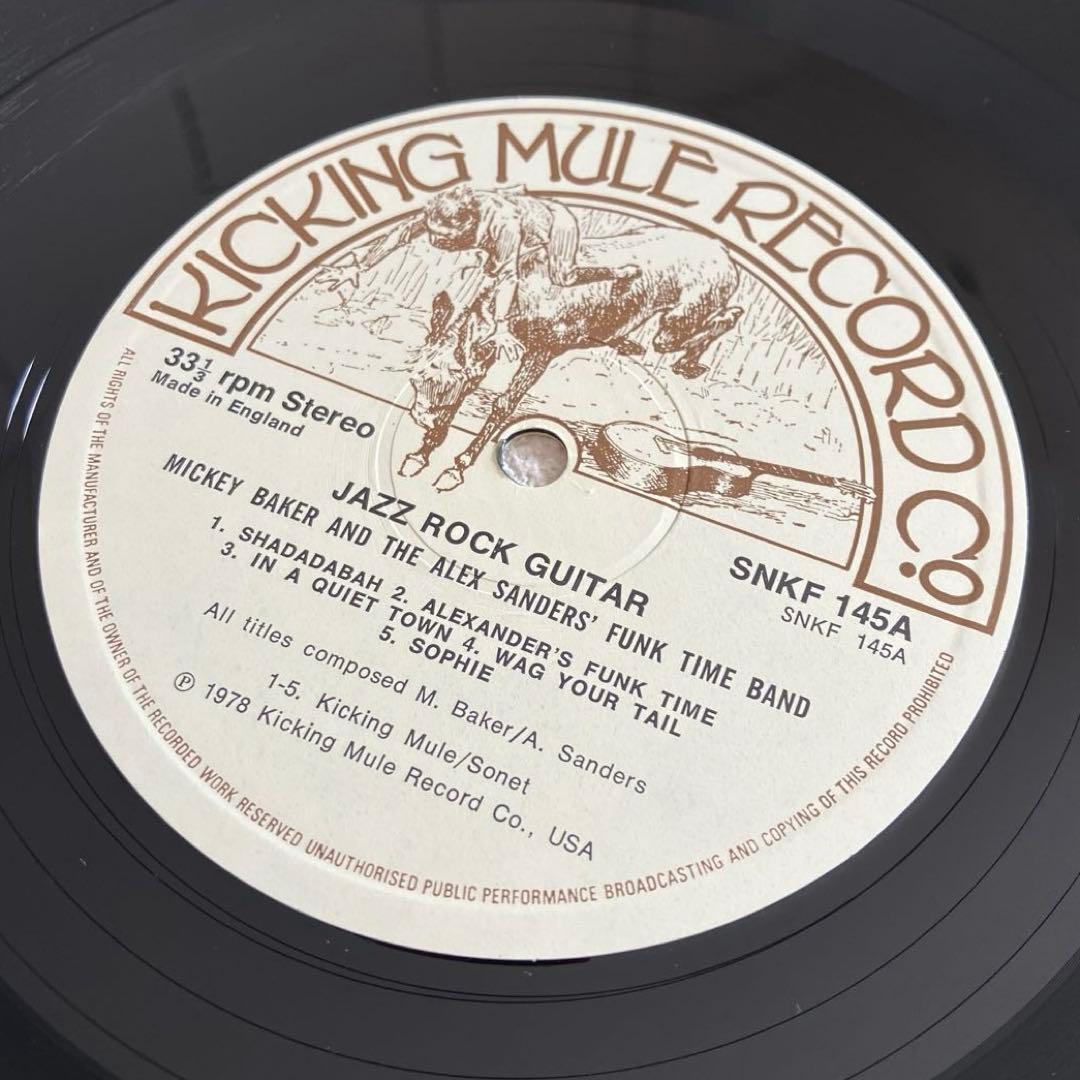 Jazz Rock Guitar Mickey Baker 12㌅レコード