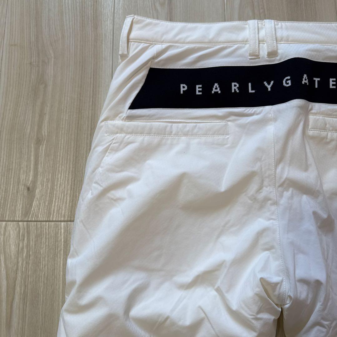 パーリーゲイツ　パンツ　白　ホワイト　3 暖パン　ウォームパンツ　秋冬　中綿