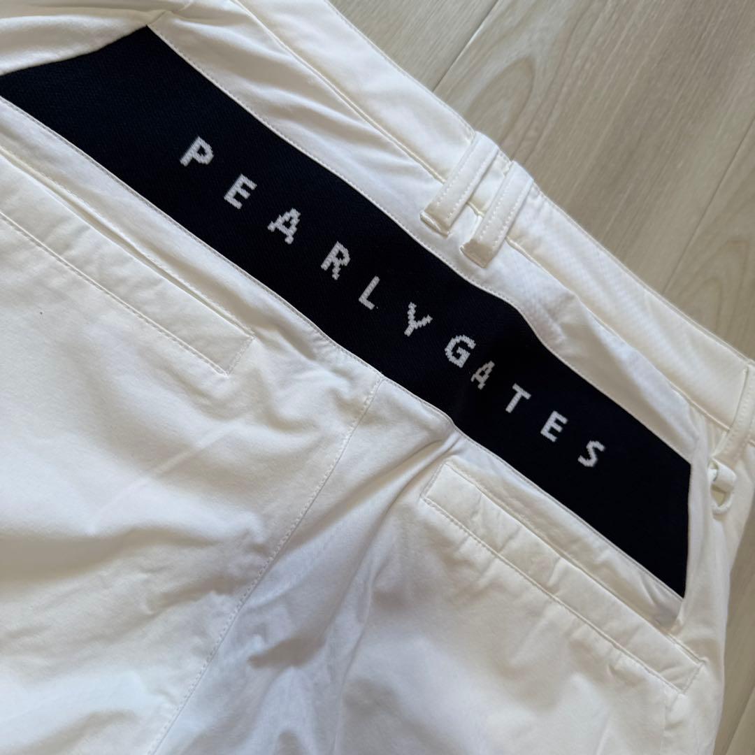 パーリーゲイツ　パンツ　白　ホワイト　3 暖パン　ウォームパンツ　秋冬　中綿