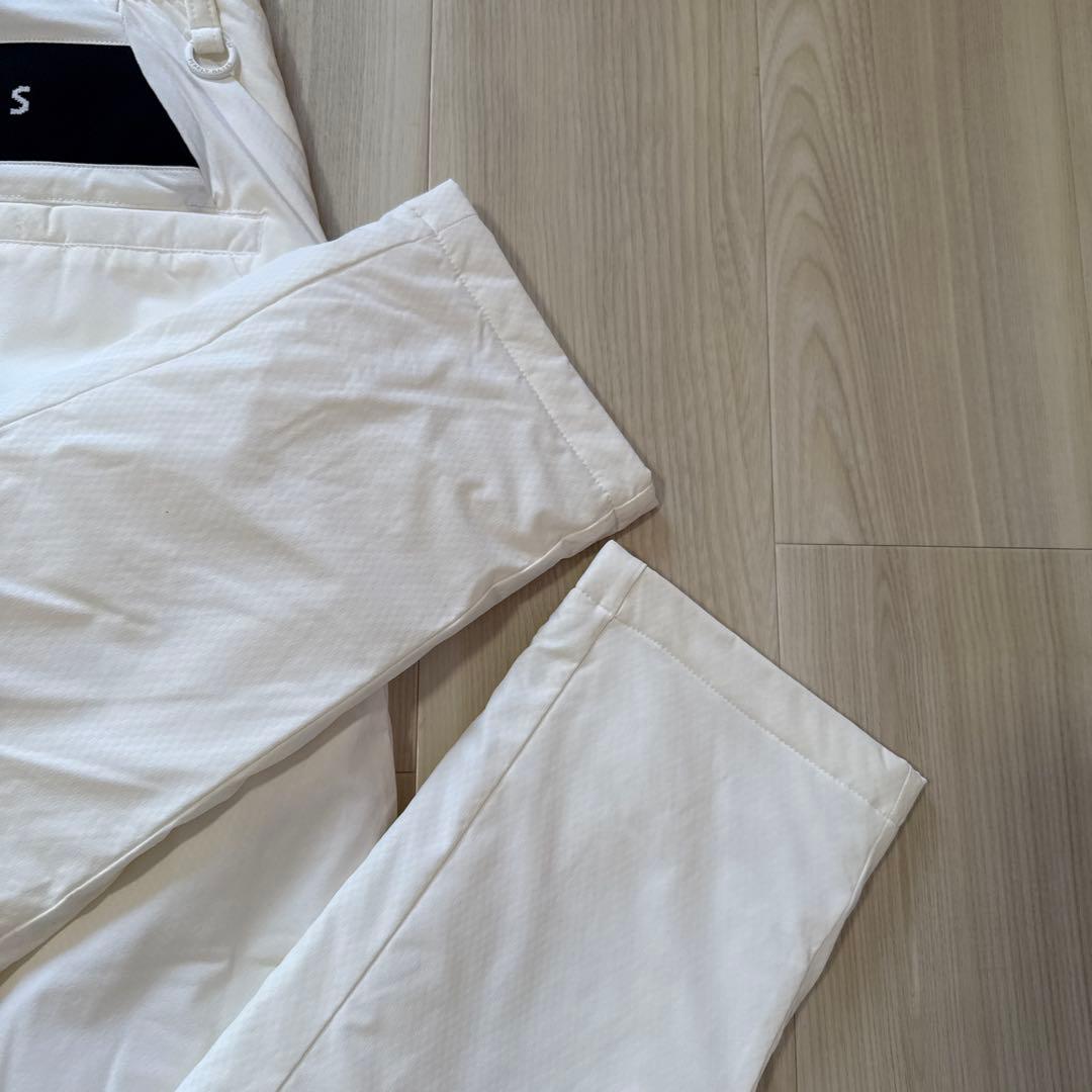 パーリーゲイツ　パンツ　白　ホワイト　3 暖パン　ウォームパンツ　秋冬　中綿