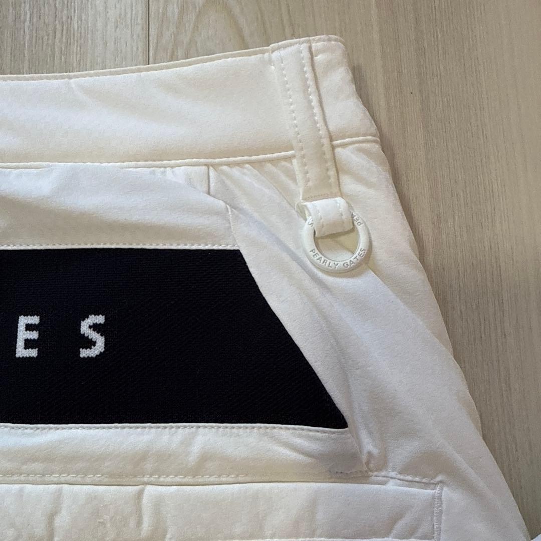 パーリーゲイツ　パンツ　白　ホワイト　3 暖パン　ウォームパンツ　秋冬　中綿