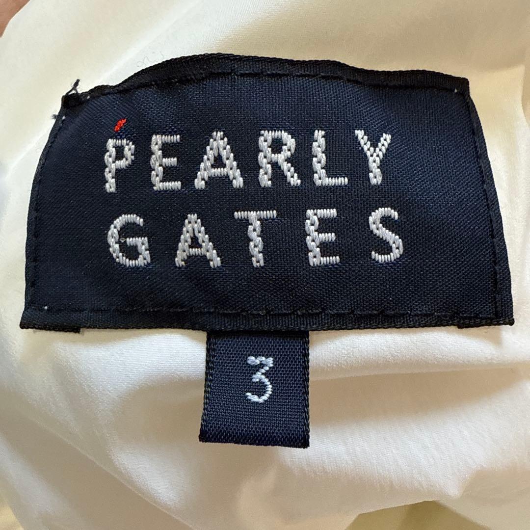 パーリーゲイツ　パンツ　白　ホワイト　3 暖パン　ウォームパンツ　秋冬　中綿