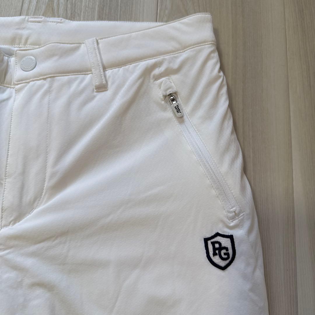 パーリーゲイツ　パンツ　白　ホワイト　3 暖パン　ウォームパンツ　秋冬　中綿