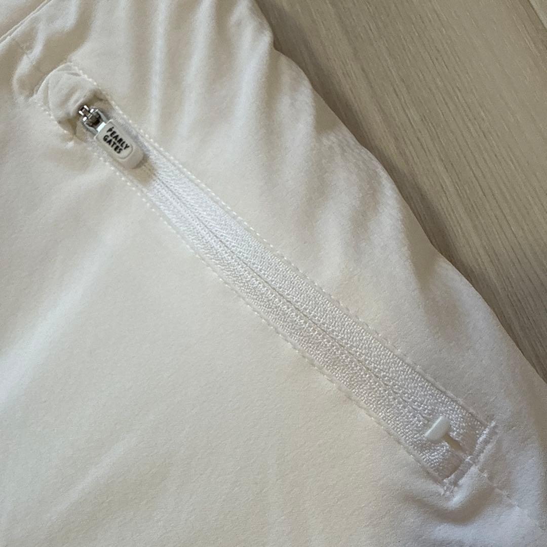 パーリーゲイツ　パンツ　白　ホワイト　3 暖パン　ウォームパンツ　秋冬　中綿