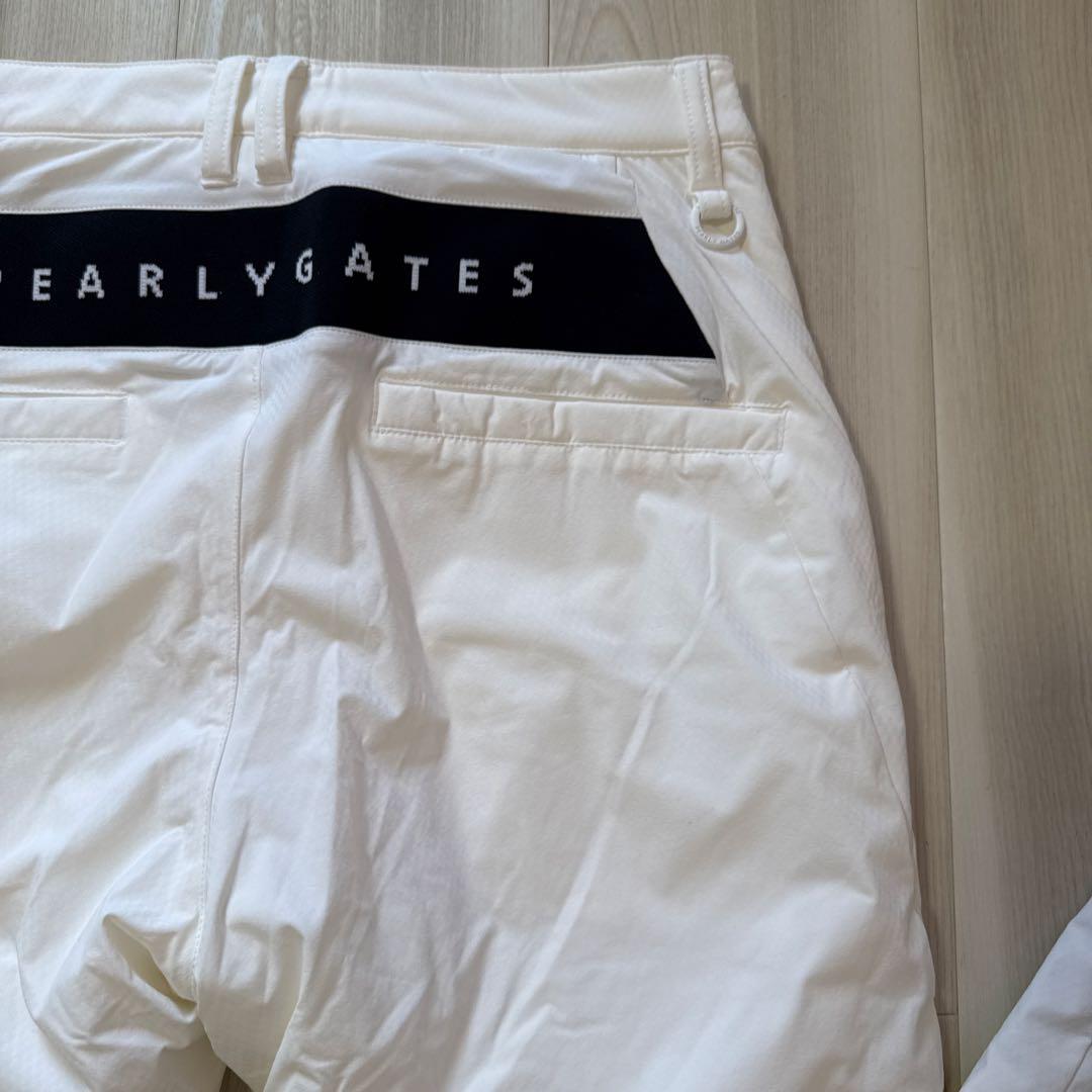 パーリーゲイツ　パンツ　白　ホワイト　3 暖パン　ウォームパンツ　秋冬　中綿
