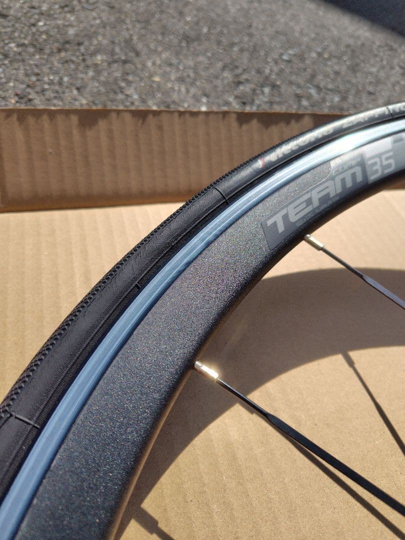 Vision Team 35 クリンチャーホイールセット　タイヤ付き