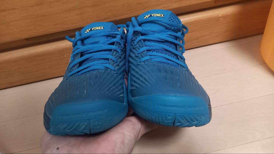 YONEX テニスシューズ SHTE5MACブルー×グリーン