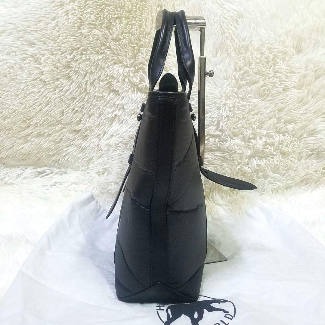 【極美品】HUNTING WORLD トートバッグ バチュークロス 大容量 黒