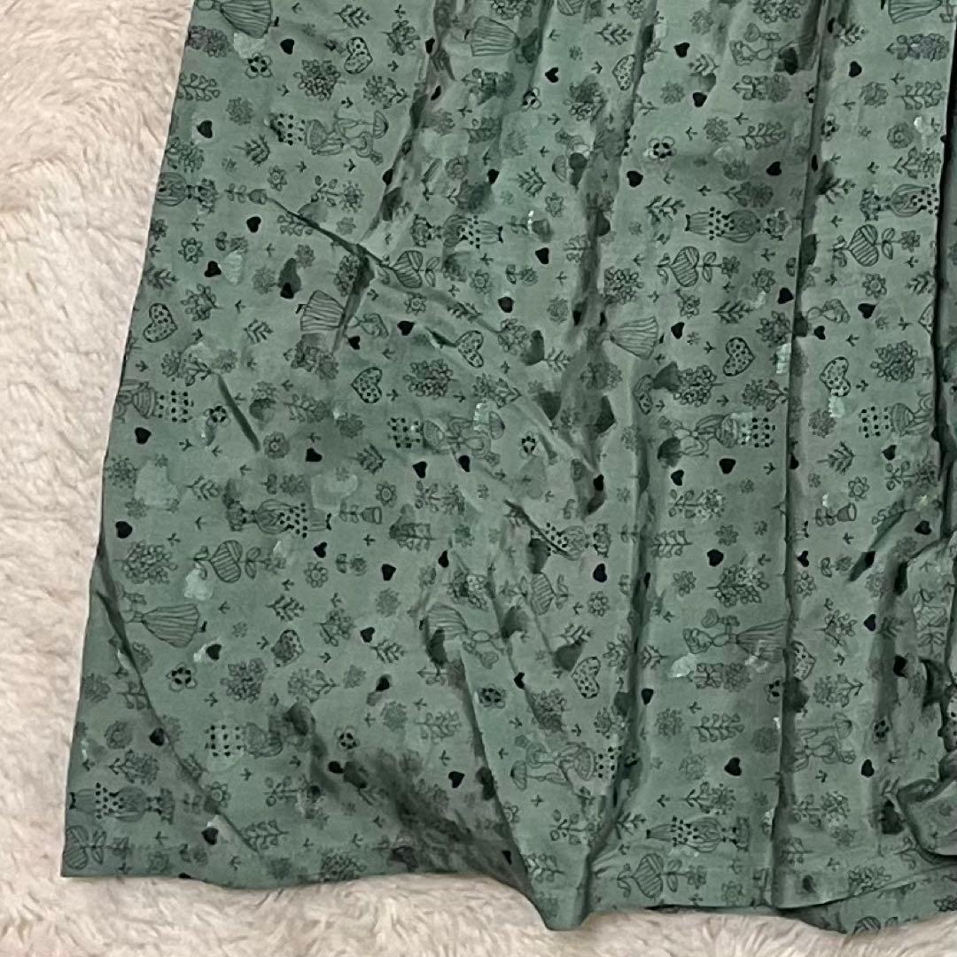 未使用 アズノゥアズオオラカ ハートを届ける女の子OP グリーン サイズ15