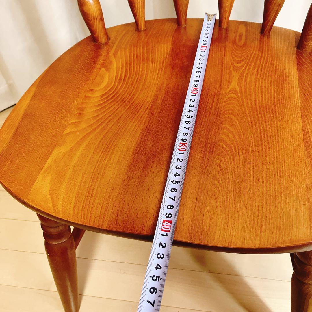 柏木工 KASHIWA ウィンザーチェア 木製チェア ビンテージ 椅子　飛騨家具