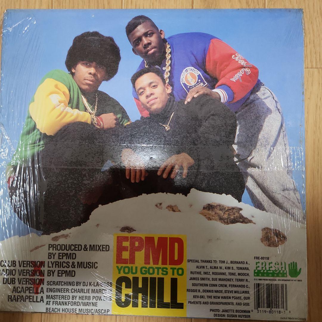 EPMD You Gots to Chill レコード　シュリンク付き