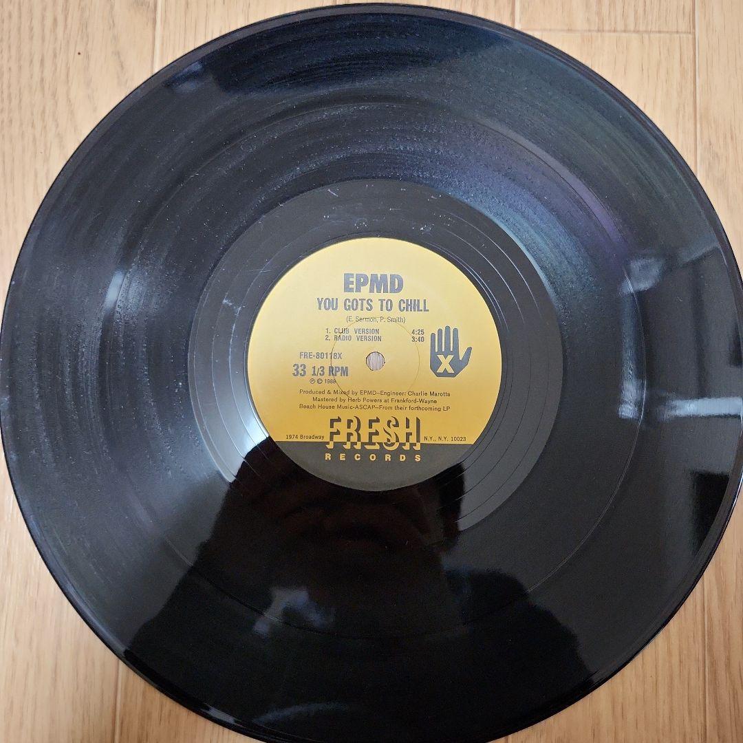 EPMD You Gots to Chill レコード　シュリンク付き