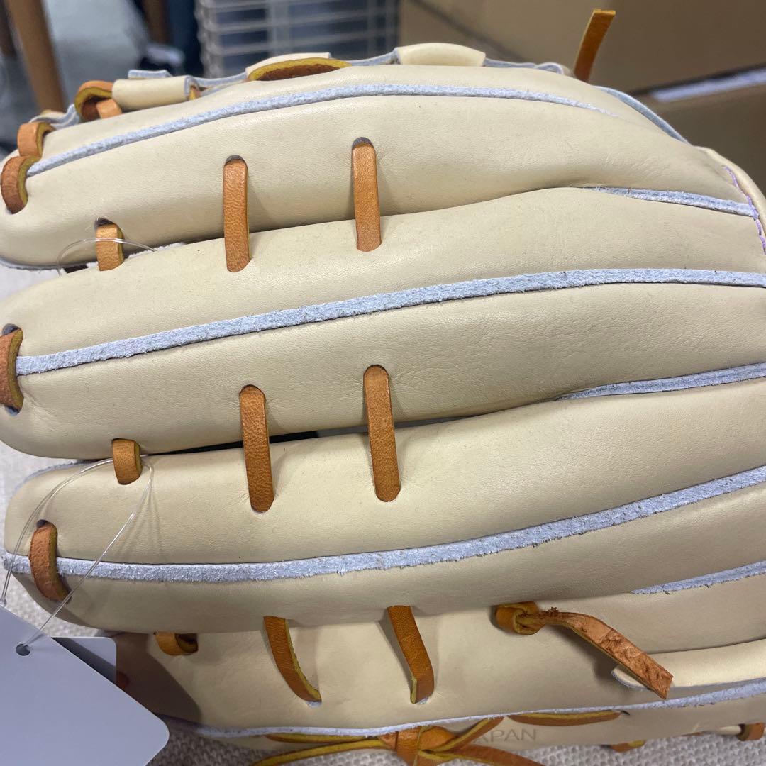 ZETT 硬式野球グローブ クリーム色