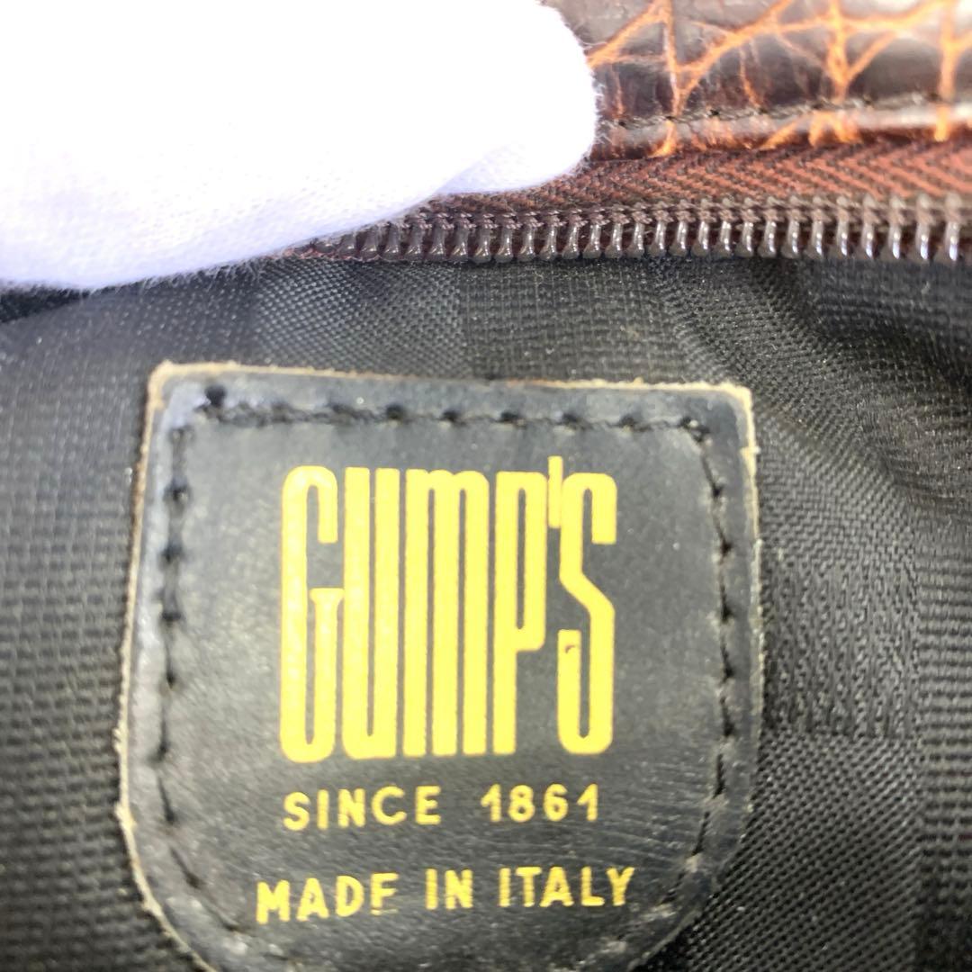 ＊Gump's ハンドマフ付きショルダーバッグ　ブラウンファー　防寒